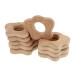 Didiseaon 10pcs Wooden Pendant Pendant Infant Teething for Babies Teether Wooden Teething Lovely Cartoon Accessories Molar Beech As Shown 5X6.3CM
