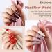 Lavender Violets 48 Gel Polishes UV LED Nail Lamp Kit with Nail Brushes & Top Coats - Q975 Collection - Buy Online on SooperMarket.com