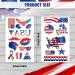 60 Sheets 4th of July Glow in the Dark Patriotic Temporary Tattoos with American Flag Design - Buy Online on SooperMarket.com