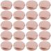 0.5 Ounce Aluminum Tin Jar Refillable Containers 15 ml Aluminum Screw Lid Round Tin Container Bottle for Cosmetic, Lip Balm, Cream, 20 Pcs Rose Gold 0.5-Ounce