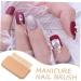 FOYTOKI Nail Cleaning Brush Manicure Brush Nail Duster Nail Supplies Nail Scrub Brush Nail Dust Brush Nail Brush for Cleaning Fingernails Nail Scrubber Nail Brush Cleaner Small Nail Brush - Buy Online on SooperMarket.com