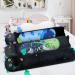 Mewaii 20in Long Cat Plush Pillow Stuffed Animal Squishy - Big Green Eyes, Sleeping Hugging Soft Toy for Kids (Black) - Buy Online on SooperMarket.com