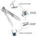 Professional Stainless Steel Nail Clippers for Thick Nails - Ideal for Ingrown Toenails, Men, Women, Seniors - Large Toenail and Fingernail Clippers Set (Red/Silver) - Buy Online on SooperMarket.com