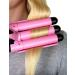 Trademark Beauty Babe Waves 3 Barrel Curling Iron Hair Waver 1 Inch Quick Heat Adjustable Temperature Hair Curler Perfect Beach Waver Hair Styling Tools 25mm Standard Ceramic Wand Pink 3 Barrel (1 Inch) - Buy Online on SooperMarket.com