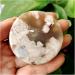 Natural Stone Cherry Blossom Agate Bracelet Heart Palm Stone Shaman Feng Shui Crystal Room Ornament Gemstones and Crystal (Color : 60-70g) - Buy Online on SooperMarket.com
