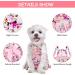 Pedgot 6 Pack Dog Bowknot Floral Dress - Skin-Friendly Pet Princess Sundress for Summer - Medium - Buy Online on SooperMarket.com