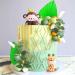 Jevenis Sage Green Jungle Birthday Decor - Tortendeko Animals for Baby Showers & Parties - Buy Online on SooperMarket.com