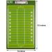 Elite Dry Erase Football Coaches Clipboard | Double-Sided Marker Board - Buy Online on SooperMarket.com
