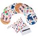 Organic Bamboo Nursing Pads for Breastfeeding - 10 Washable Pads + Wet Bag +Wash Bag, Super Absorbent Breast Pads Nipple Pads for Breastfeeding Reusable Breast Pads for Breastfeeding(Large 4.7") Calico