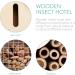 Navaris Wooden Insect Hotel - Natural Wood Garden Shelter for Bees, Butterflies, Ladybirds - 15 x 8 x 20 cm - Buy Online on SooperMarket.com