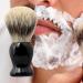 Predolo Hair-Razor Brush - Durable Synthetic Bristles for Facial Cleaning & Comfortable Shaving | Perfect for Home & Travel - Black Handle - Buy Online on SooperMarket.com