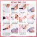 Morovan 2oz Poly Extension Gel - Large Capacity Builder Nail Gel - Long-Lasting Nude Pink Colors - Ideal for Beginners and Professionals - DIY Nail Design Set - Buy Online on SooperMarket.com