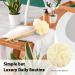 Exfoliating Loofah on a Stick Back Scrubber for Shower Long Handle Shower Sponge for Men and Women - Buy Online on SooperMarket.com