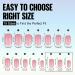 TOMICCA 180PCS Short Square Soft Gel Nails Tips - Matte Finish, 3 in 1 Base Coat, Pre-colored Press On Nail Tips for Nail Art Extensions - Pink - Buy Online on SooperMarket.com