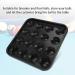 Portable AntiDrop Billiard Ball Holder Tray - 16 Holes for Snooker Pool Halls (Black) - Buy Online on SooperMarket.com