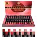 CoralBeau Matte Lipstick Set - 12-Piece Crayon Lipstick Pack with Nude Pink Mauve & Red Shades - Waterproof Long-Wearing Lip Stick Formula with Rich Colors & Pigments - Soft Velvety Lip Makeup Set