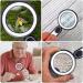 Udbrud Magnifying Glass with Light 30X Handheld Large Magnifying Glass with 3 Modes 21 LED Illuminated Lighted Magnifier USB for Macular Degeneration Seniors Reading Inspection Coins Jewelry Map - Buy Online on SooperMarket.com