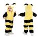 Doladola Unisex Baby Toddlers Romper Jumpsuit Hooded Cartoon Sleepsuits Infant Outfit 12-18 Months Bee