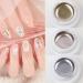 Metallic Painting Gel - 3PC Mirror Metallic Nail Polish - 3D Metal Painting Gel Reflective High Shine Nail Polish - Super Glossy Soak off UV/LED Nail Gel (Silver Gold Rose Gold) - Buy Online on SooperMarket.com