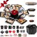 Wanateber Explosion Box  DIY Explosion Gift Box with 6 Faces  Main Part Assembled Handmade Photo Box for Birthday Gift  Anniversary  Valentine's Day  Wedding (Black)