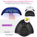 180W UV LED Nail Dryer Lamp with Timer - Gel Nail Curing Car Sensor & LCD Display - Buy Online on SooperMarket.com