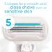 Gillette Venus Extra Smooth Sensitive Women's Razor Blade Refills - 6ct Blue Refills - Buy Online on SooperMarket.com