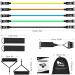 Himaly Resistance Bands Set 5 Heavy-Duty Tapes (100lbs/150lbs) with Handles & Ankle Straps for Strength Training Yoga and Pilates - Optimal for Resistance Training - Buy Online on SooperMarket.com
