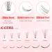 Glowing Win Individual Cluster Lashes - 120 PCS DIY Natural Eyelash Extensions | Wispy False Eyelashes 8-14mm Mix (0.07C 10D) - Buy Online on SooperMarket.com