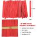 Craft Popsicle Sticks 4.5 Inch Standard - Red 200 Sticks - Natural and Multi Color Packs | CraftySticks - Buy Online on SooperMarket.com