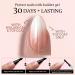 btartboxnails XCOATTIPS Ombre Nails - Extra Short Square Press On Nails (150Pcs 15 Sizes) - Nude Peach Soft Gel False Nails Soak Off Acrylic Extensions - A160-XS - Buy Online on SooperMarket.com
