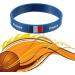 Shop LUOEM Silicone Bracelets - France Flag Football Fan Gear | 2018 World Cup 6-Pack - Buy Online on SooperMarket.com