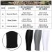 3 Pairs Medium Calf Compression Sleeves for Men and Women - Black White Gray Running Leg Sleeves - Footless Compression Socks for Athletes - Ideal for Football, Cycling - Size Medium - Buy Online on SooperMarket.com
