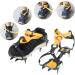 Amarine Made Anti-Slip Ice Crampons for Men Women - 10 Teeth Stainless Steel Snow Grips for Hiking & Climbing - Buy Online on SooperMarket.com