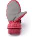 Flammi Kids Winter Ski Mittens for Girls | Warm & Water-Resistant Snow Gloves | Reindeer Design | Dark Pink | Ages 2-8 - Buy Online on SooperMarket.com