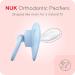 NUK Orthodontic Pacifiers Blue 18-36 Months - Pack of 2 - Buy Online on SooperMarket.com