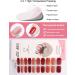 Kalolary 20PCS Nail Gel Polish Strips Full Wraps Nail Polish Stickers Cured Gel Nail Strips Self-Adhesive Gel Nail Wrap Stickers Decals with Nail File and Stick(UV/LED Lamp Required) (NJTZ-NG200266) - Buy Online on SooperMarket.com