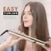 2-in-1 Hair Straightener & Curler for Black Women - Professional Ionic Flat Iron, 1 Inch Gold - Buy Online on SooperMarket.com