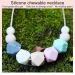Sensory Chew Necklace for Kids - Silicone Teething Necklace for Chewing - Autism Chew Toys for Boys and Girls - Buy Online on SooperMarket.com