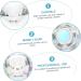 minkissy 2 Pcs Nail Art Crystal Cup Glass Dappen Dish for Acrylic Nails Nail for Acrylic Application Glass Tumbler with Lid Glass Containers for Liquids Nail Tech Bowl White Matte 5.5x5.5cmx2pcs Whitex2pcs - Buy Online on SooperMarket.com