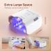 BOLASEN Cordless Rechargeable UV Nail Lamp - 54W Wireless LED Nail Dryer for Gel Nails Portable & Professional Curing Light with Metallic Reflector - Perfect for Home & Salon Use - Buy Online on SooperMarket.com