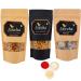 Jaiccha Ghasitaram Bhaidooj Gifts - Best of 3 Suagrfree Bites 200 GMS Butter Chakli Sticks 100 GMS Pouch and Almonds 100 GMS Pouch Best of 3 Suagrfree Bites Chakli Sticksand Almonds