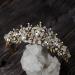 SWEETV Jeweled Metal Princess Tiara Queen Crown for Bride - Bridal Headpieces for Wedding, Quinceanera, Prom - Gold/Clear - Buy Online on SooperMarket.com