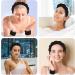 WLLHYF Spa Headband Wristband Set for Washing Face Sponge Makeup Skincare Hairband Soft Towel Cloth Headwear Puffy Non Slip Padded Hair Band Hair Accessory for Women Girls Shower Sports(Black) - Buy Online on SooperMarket.com