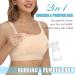 Hands-Free Pumping Bra - Adjustable Medium Beige Nursing Bra for Breast Pumping - Buy Online on SooperMarket.com