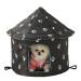 Outside Cat House, Weatherproof Houses for Small Dogs, Perfect Cute Pet Hut for Indoor Cats Dogs, Cat Houses for a Feral or Any Outdoor Cat, Easy to Assemble Outdoor Cat Tent Traditional Small Yurt