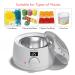 Portable Electric Hot Wax Warmer for Hair Removal - White - Buy Online on SooperMarket.com