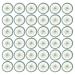 100pcs Eye Mask Paper Non-Woven Eye Paper Household Eye Patch Eye Pad Dry Eye Mask Non-Woven Eye Mask