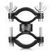 LIGHTFE Bicycle Light Mount Bracket with Aluminum Alloy Material, Adjustable Big Fork Special for Big Size Hight Lumens Light, 360 Degree Rotation Clips Holder and Butterfly Nuts FB366