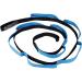 Yoga Stretch Strap - 10 Loops Stretching Strap, Multi-Grip Stretch Band, Fitness Pilates Stretching Belt, for Athlete Dancer Cheerleader Gymnast Runner Training, Black Blue