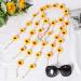 Sucrain Flower Hippie Headband Set - 4pcs Bohemian Sunflower Hair Accessories (2 Yellow 2 White) - Buy Online on SooperMarket.com